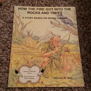 How the fire got into the rocks and trees